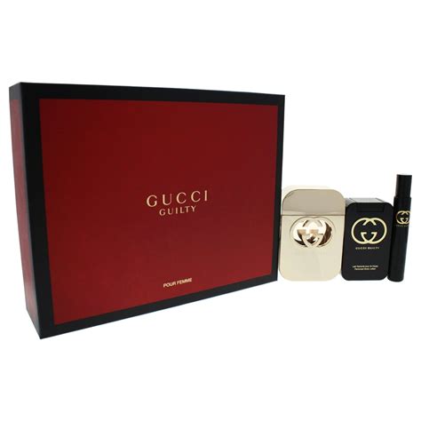 gucci perfume guilty gift set|gucci guilty perfume boots.